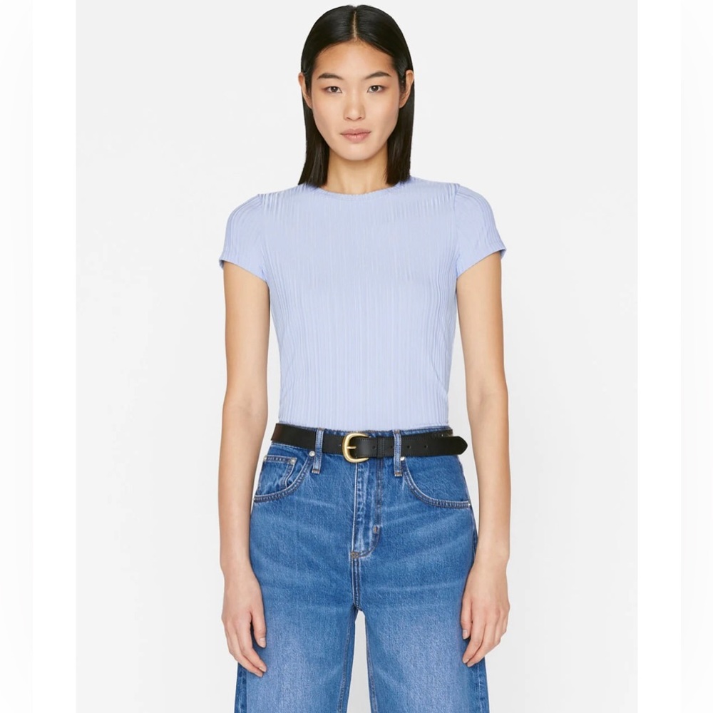 FRAME Oxford Blue Shrunken Tee